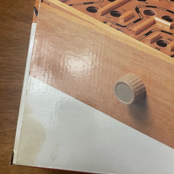 Solid Wood Labyrinth Game - Brown - Picture 6 of 7